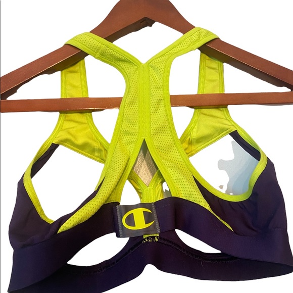 C9 by Champion Purple and Yellow Sports Bra - Picture 4 of 8